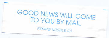 Fortune cookie say - part of 
Humor section