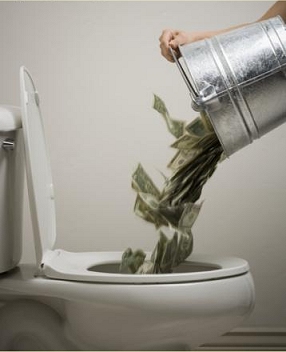 Govt. flushing money down the drain